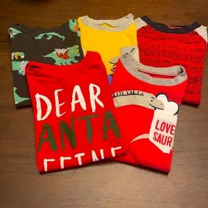 5t boys Winter T-shirt lot of 5